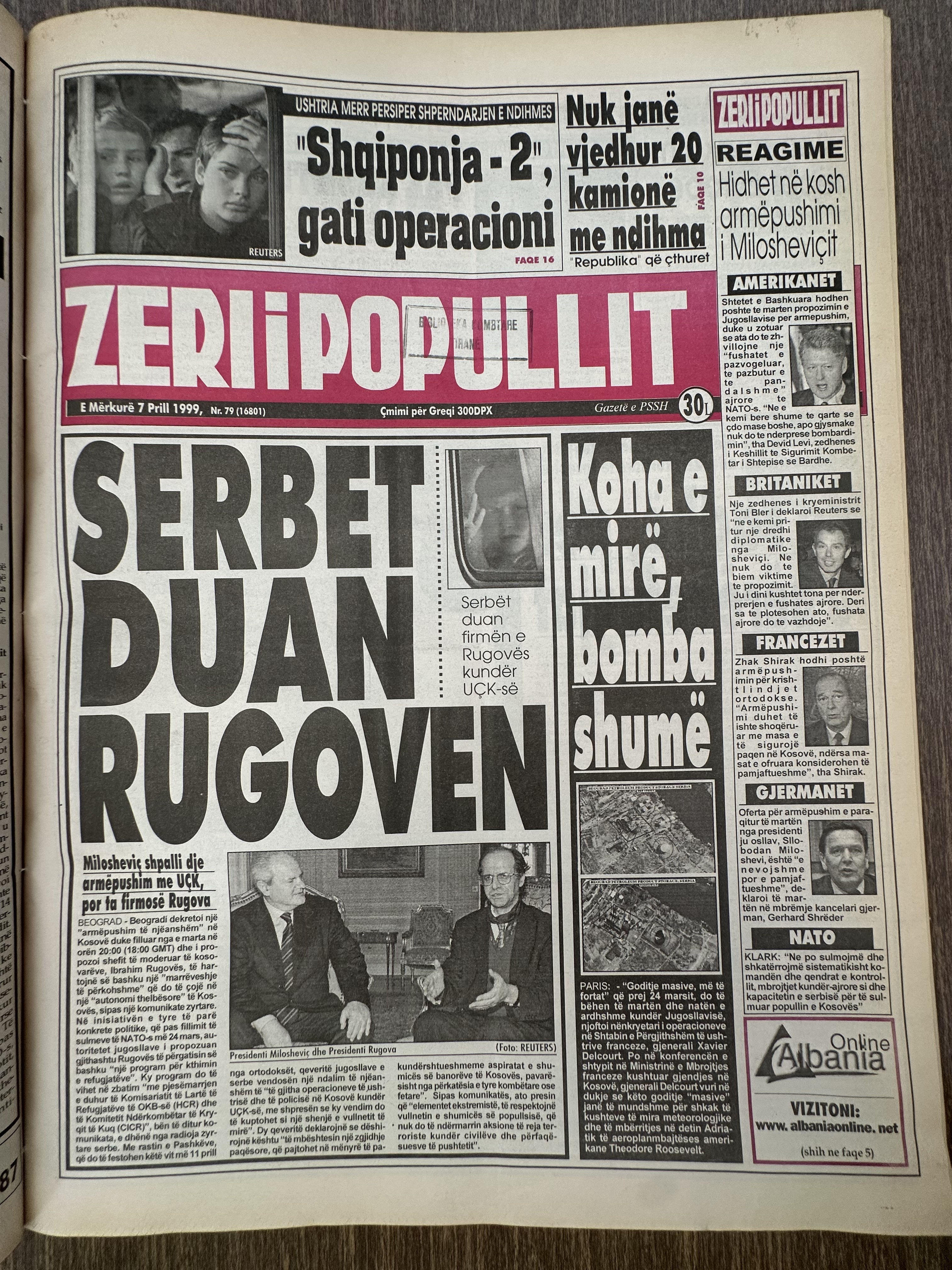 Zëri i Popullit 1999-04-07